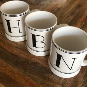 Monogram mugs